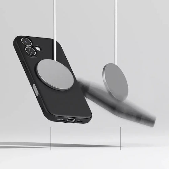 Ringke Onyx MagSafe Back Cover Σιλικόνης Μαύρο (iPhone 17) - Image 4
