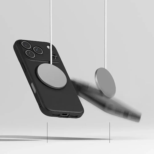 Ringke Magnetic Back Cover Σιλικόνης Μαύρο (iPhone 17 Pro Max) - Image 7
