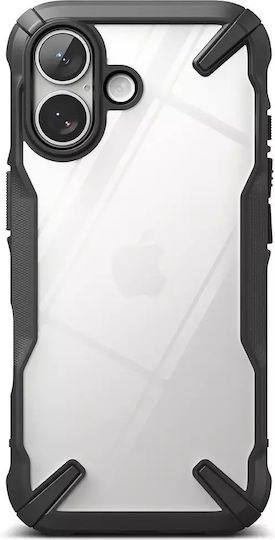 Ringke Fusion X Back Cover Σιλικόνης / Πλαστικό με Λουράκι Μαύρο (iPhone X / Xs) - Image 4
