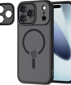 Alternative view of Tech-Protect Magcam Back Cover Σιλικόνης / Πλαστικό Μαύρο (iPhone 17 Pro Max)
