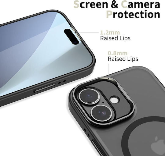 Tech-Protect Magstand Back Cover Σιλικόνης / Πλαστικό Μαύρο (iPhone 17) - Image 3