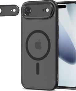 Alternative view of Tech-Protect Magcam Back Cover Σιλικόνης / Πλαστικό Μαύρο (iPhone Air)