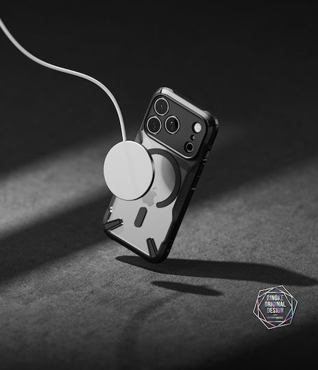 Ringke Fusion X Magnetic Back Cover Πλαστικό 2mm Μαύρο (iPhone 17 Pro) - Image 4