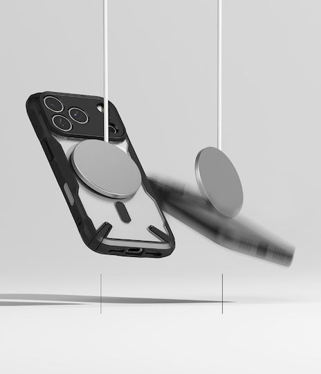 Ringke Fusion X Magnetic Back Cover Πλαστικό 2mm Μαύρο (iPhone 17 Pro) - Image 7