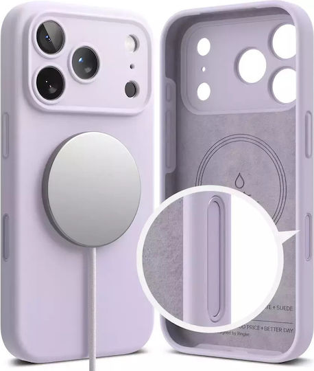 Ringke Magnetic Back Cover Σιλικόνης Μωβ (iPhone 17 Pro) - Image 9