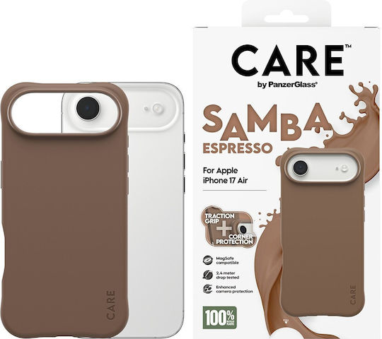 PanzerGlass Care Samba Back Cover Σιλικόνης Καφέ (iPhone Air) CR17747 - Image 3
