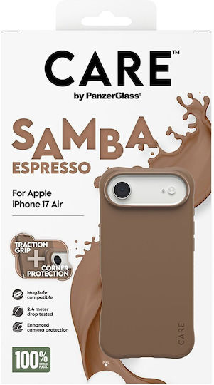 PanzerGlass Care Samba Back Cover Σιλικόνης Καφέ (iPhone Air) CR17747 - Image 4