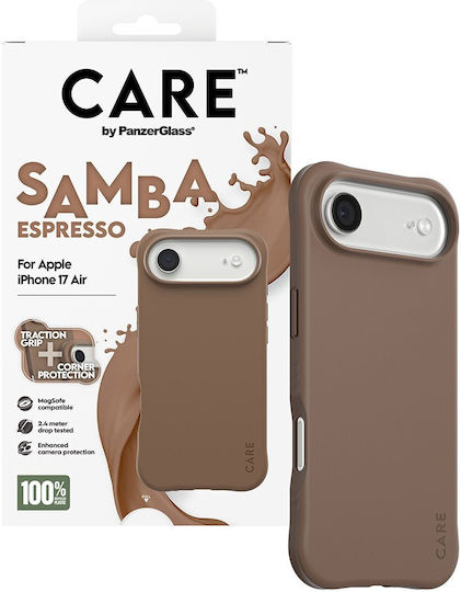 PanzerGlass Care Samba Back Cover Σιλικόνης Καφέ (iPhone Air) CR17747 - Image 5