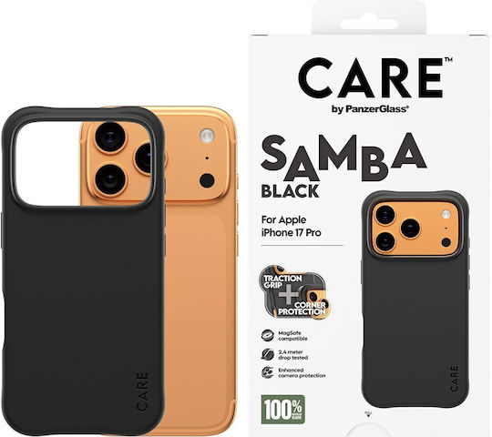 PanzerGlass Care Samba Back Cover Σιλικόνης Μαύρο (iPhone 17 Pro) CR37427 - Image 2