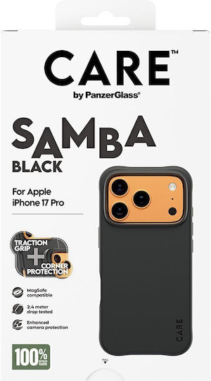 PanzerGlass Care Samba Back Cover Σιλικόνης Μαύρο (iPhone 17 Pro) CR37427 - Image 3