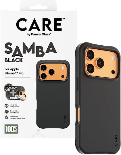 PanzerGlass Care Samba Back Cover Σιλικόνης Μαύρο (iPhone 17 Pro) CR37427 - Image 5