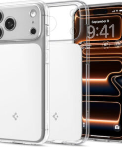 Alternative view of Spigen Ultra Hybrid T MagSafe Back Cover Πλαστικό / Σιλικόνης 1.2mm Glossy White (iPhone 17 Pro Max) ACS10280