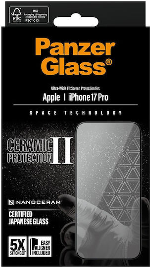 PanzerGlass Ceramic Tempered Glass (iPhone 17 / 17 Pro / 16 Pro) PG66155 - Image 3