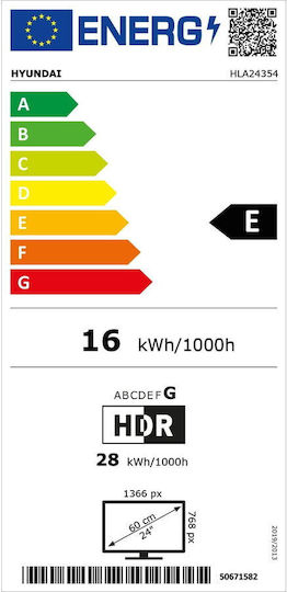 Hyundai Smart Τηλεόραση 24" HD Ready LED HLA24354 HDR (2023) - Image 4