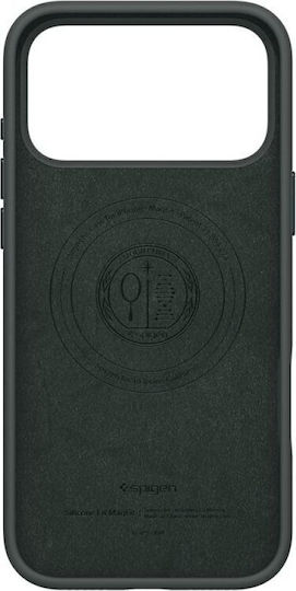 Spigen Silicone Fit MagSafe Back Cover Σιλικόνης Abyss Green (iPhone 17 Pro Max) ACS10271 - Image 3