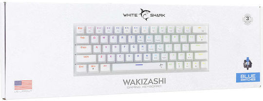 White Shark Wakizashi 2 Gaming Μηχανικό Πληκτρολόγιο με RGB φωτισμό (Αγγλικό US) - Image 7