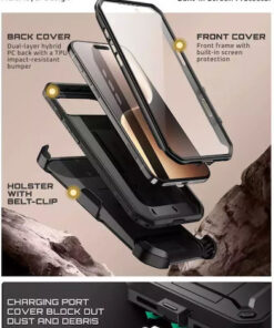 Alternative view of Supcase Ανθεκτική Θήκη Unicorn Beetle Pro Black Iphone 17 Air