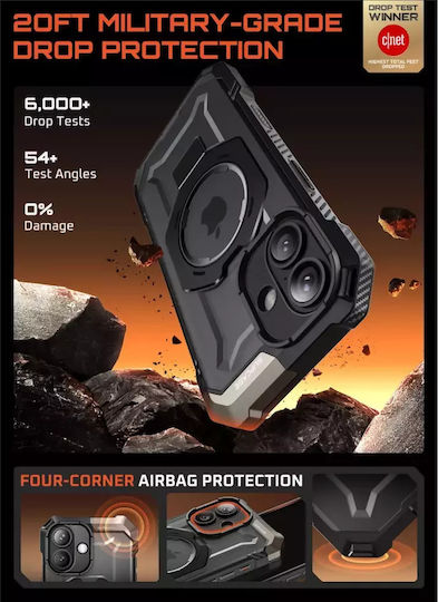 Supcase Ub Grip Mag Back Cover Σιλικόνης / Πλαστικό Μαύρο (iPhone 17) - Image 2