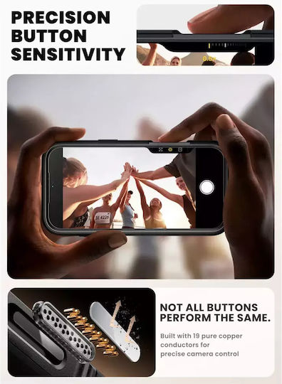 Supcase Iblsn Ares Book Πλαστικό / Σιλικόνης / Tempered Glass 2mm Μαύρο (iPhone 17 Pro) - Image 5