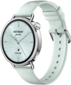 Alternative view of Xiaomi Watch S4 Aluminium 41mm Αδιάβροχο με Παλμογράφο (Mint Green)
