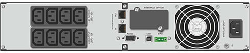 Ever NETLINE RT 1000 UPS Line-Interactive 1000VA 900W με 8 IEC Πρίζες - Image 4
