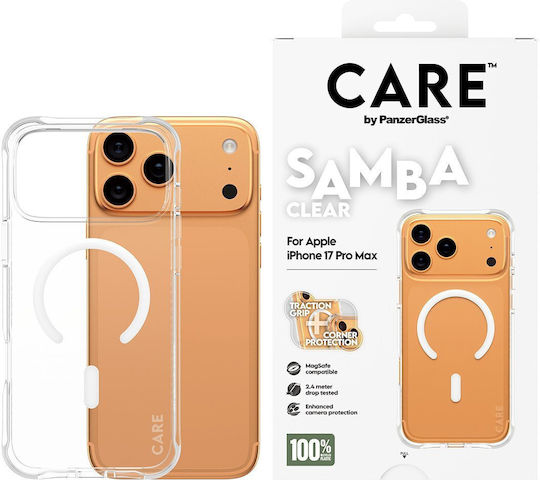 PanzerGlass Fashionable Samba Back Cover Σιλικόνης / Πλαστικό Λευκό (iPhone 17 Pro Max) CR84109 - Image 2