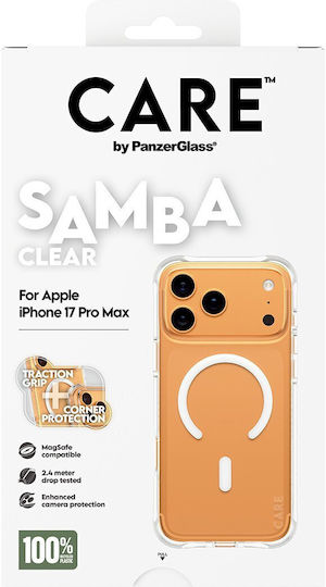 PanzerGlass Fashionable Samba Back Cover Σιλικόνης / Πλαστικό Λευκό (iPhone 17 Pro Max) CR84109 - Image 3