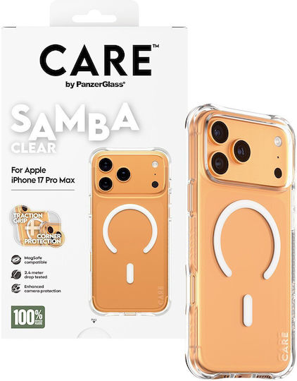 PanzerGlass Fashionable Samba Back Cover Σιλικόνης / Πλαστικό Λευκό (iPhone 17 Pro Max) CR84109 - Image 5