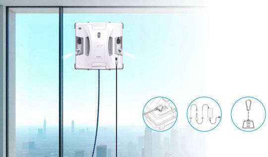Hobot S7 Pro Καθαριστής Τζαμιών Ρομπότ Μπαταρίας Λευκός - Image 6