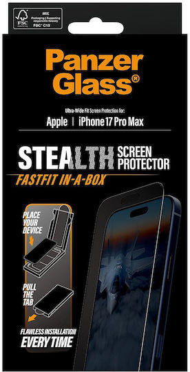 PanzerGlass Stealth Screen Protector (iPhone 17 Pro Max / iPhone 16 Pro Max) PG63734 - Image 3