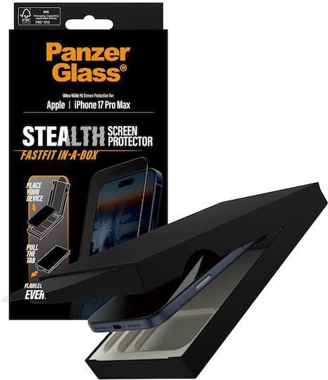 PanzerGlass Stealth Screen Protector (iPhone 17 Pro Max / iPhone 16 Pro Max) PG63734 - Image 4