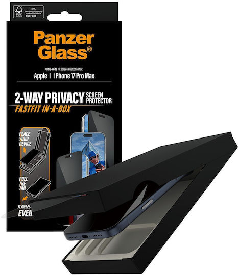 PanzerGlass Privacy Screen Protector (iPhone 17 Pro Max / iPhone 16 Pro Max) PG35684 - Image 6