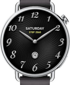 Xiaomi Watch S4 Aluminium 41mm Αδιάβροχο με Παλμογράφο (Μαύρο)
