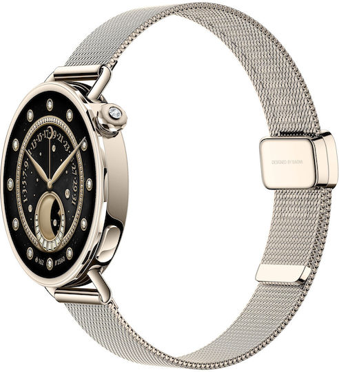 Xiaomi Watch S4 Aluminium 41mm Αδιάβροχο με Παλμογράφο (Sunset Gold) - Image 5