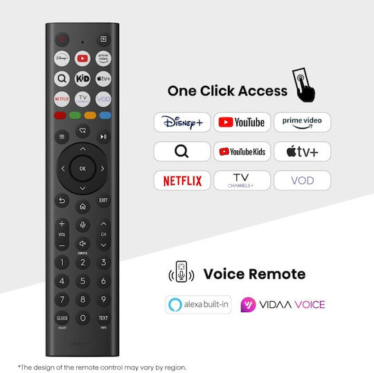 Hisense Smart Τηλεόραση 50" 4K UHD LED A6Q HDR (2025) 50A6Q - Image 3
