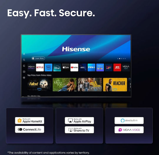 Hisense Smart Τηλεόραση 75" 4K UHD LED A6Q HDR (2025) 75A6Q - Image 10