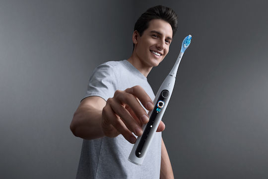 OClean X Pro Ηλεκτρική Οδοντόβουρτσα με Αισθητήρα Πίεσης και Θήκη Ταξιδίου Λευκή - Image 6