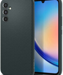 Alternative view of Spigen Liquid Air Back Cover Σιλικόνης Abyss Green (iPhone 17 Pro Max) ACS10267