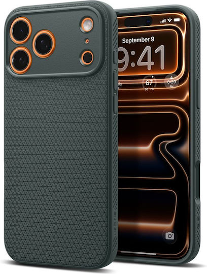 Spigen Liquid Air Back Cover Σιλικόνης Abyss Green (iPhone 17 Pro Max) ACS10267 - Image 3