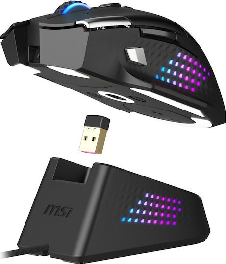 MSI Versa PRO Wireless plus Ασύρματο RGB Gaming Ποντίκι Μαύρο - Image 3