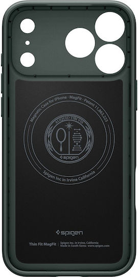 Spigen Thin Fit MagSafe Back Cover Πλαστικό / Σιλικόνης Abyss Green (iPhone 17 Pro) ACS10340 - Image 3
