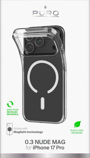 Puro 0.3 Mag Ultra-slim Back Cover Σιλικόνης Διάφανο (iPhone 17 Pro) - Image 3