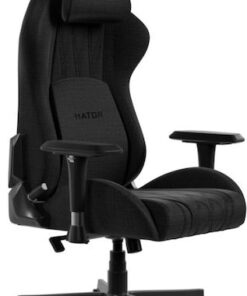 HATOR Darkside 3M Υφασμάτινη Καρέκλα Gaming με Ρυθμιζόμενα Μπράτσα Μαύρη