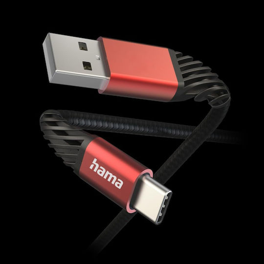 HAMA USB 2.0 Cable USB-C male - USB-A Μαύρο 1.5m 000000201540 - Image 2