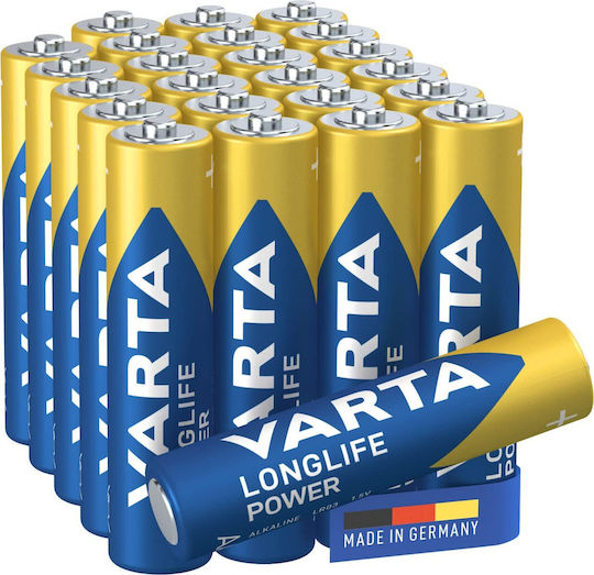Varta Longlife Αλκαλικές Μπαταρίες AAA 1.5V 24τμχ - Image 2