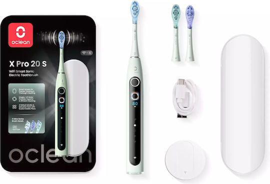 OClean Ηλεκτρική Οδοντόβουρτσα με Αισθητήρα Πίεσης Πράσινη