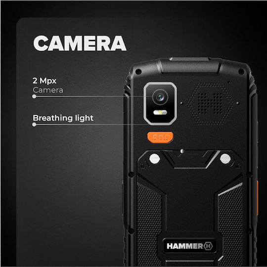 Hammer Horizon LTE Dual SIM Ανθεκτικό Κινητό Μαύρο - Image 5