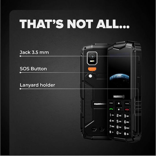 Hammer Horizon LTE Dual SIM Ανθεκτικό Κινητό Μαύρο - Image 6