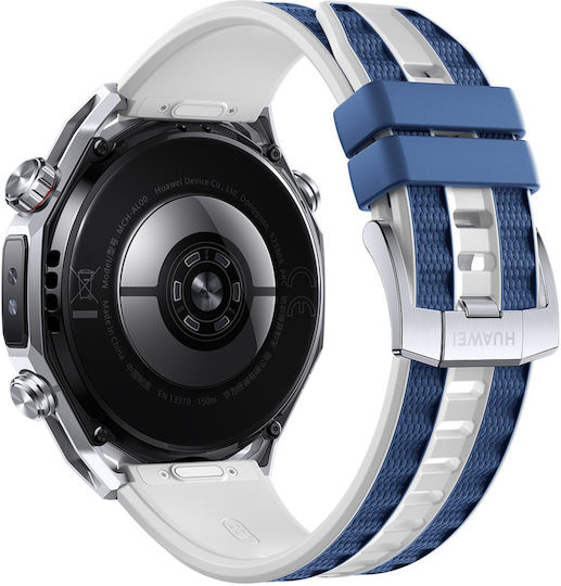 Huawei Watch Ultimate 2 Stainless Steel 48mm Αδιάβροχο με SIM και Παλμογράφο (Μπλε) - Image 5