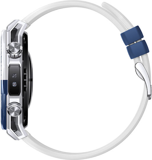 Huawei Watch Ultimate 2 Stainless Steel 48mm Αδιάβροχο με SIM και Παλμογράφο (Μπλε) - Image 6